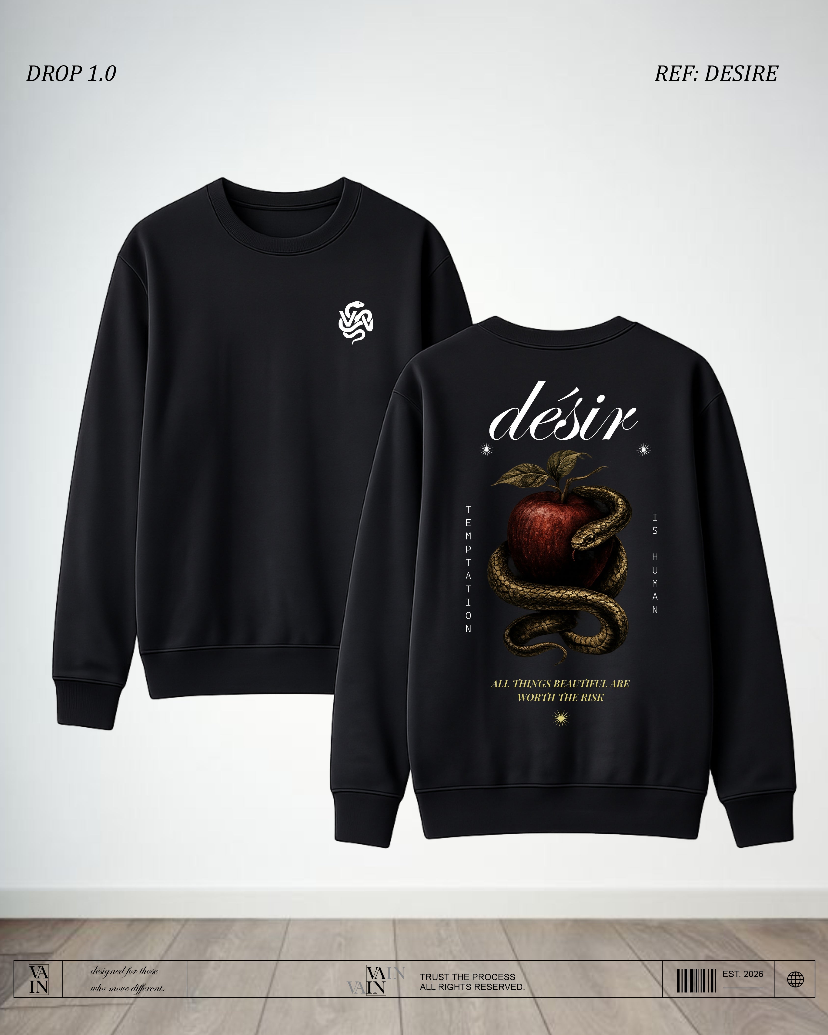 DESIRE* Buzo — Negro