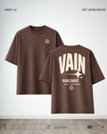 WORLDWIDE Camiseta — Café oscuro