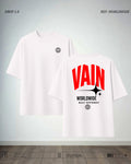 WORLDWIDE Camiseta — Crema