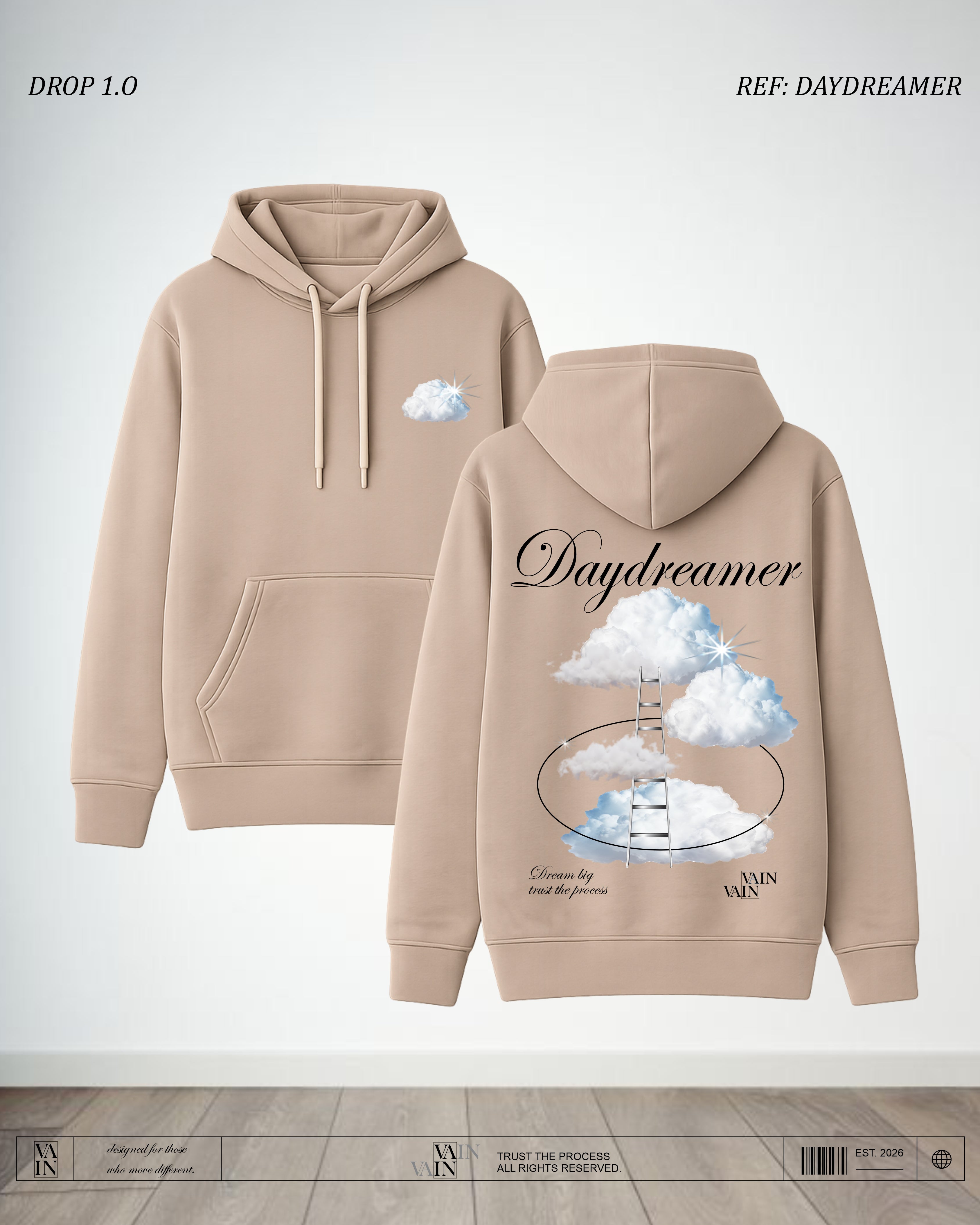 DAYDREAMER Hoodie — Chocolate