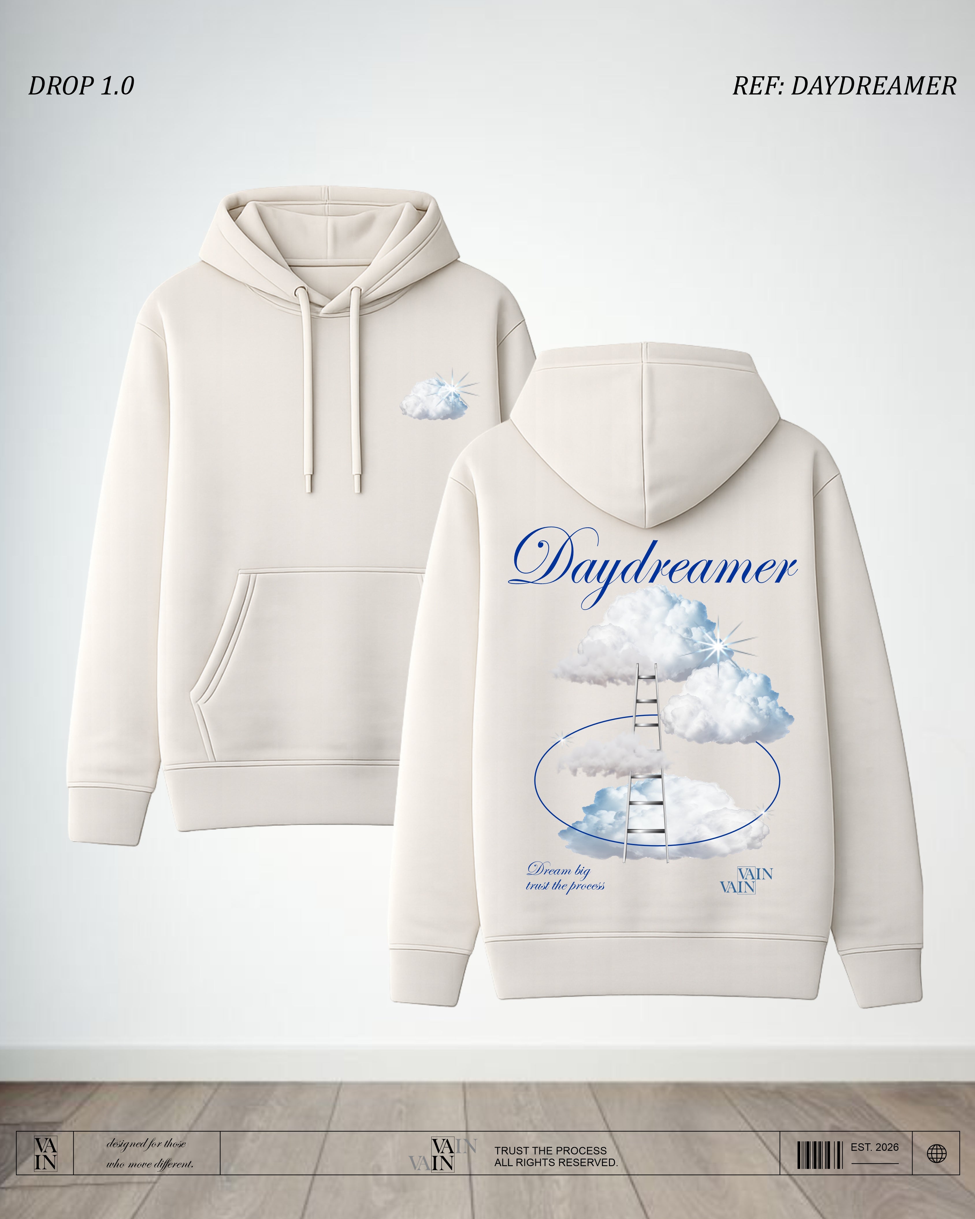 DAYDREAMER Hoodie — Crema