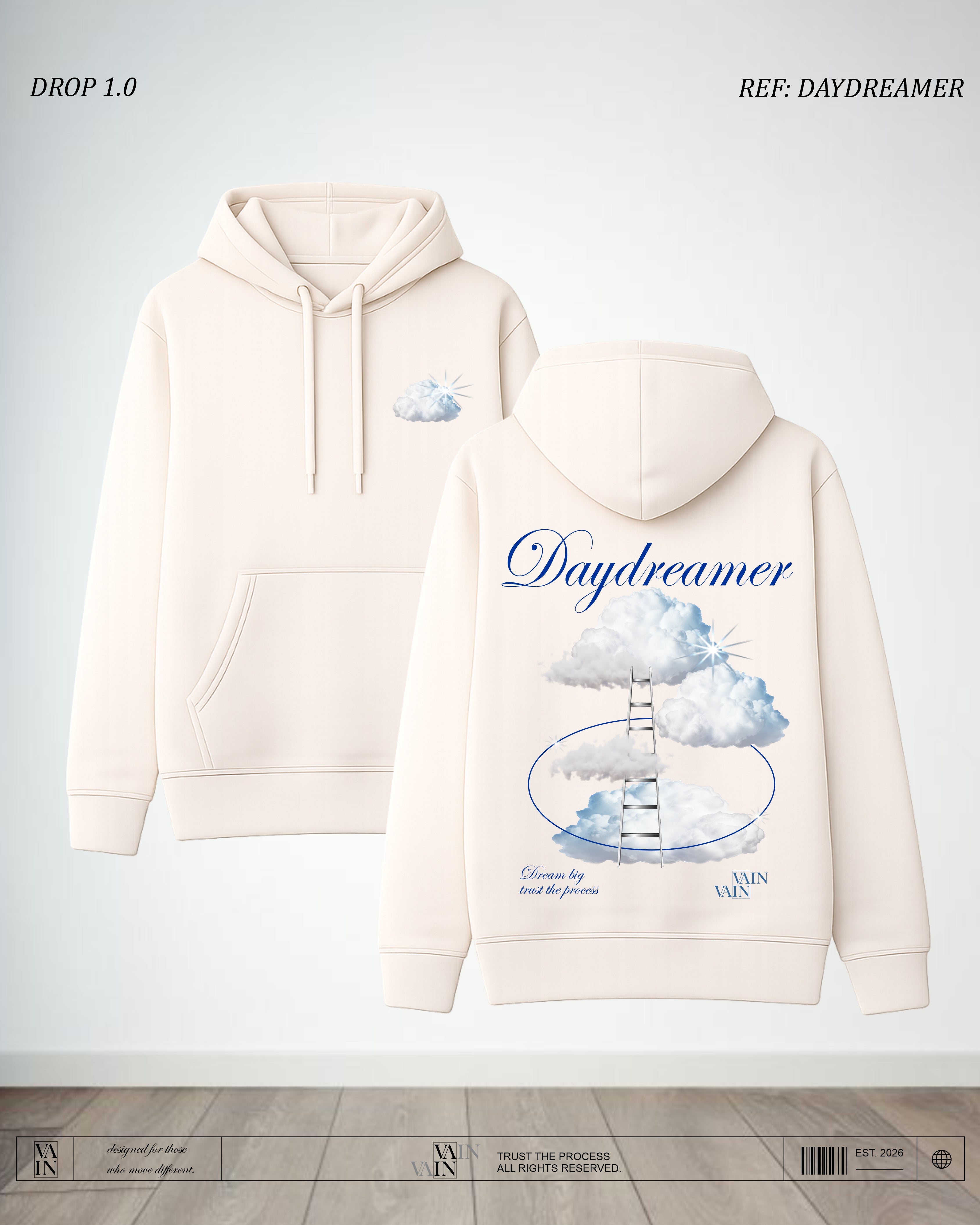 DAYDREAMER Hoodie — Marfil
