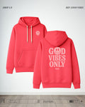 VIBES Hoodie — Rojo