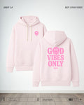 VIBES Hoodie — Rosado